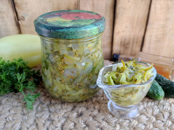 Cucumber relish - a delicious and fragrant sauce for the winter