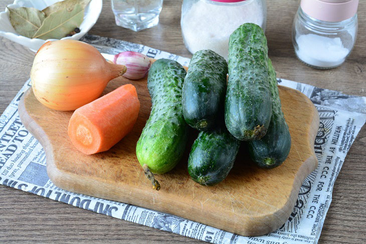 Cucumbers in Czech - an interesting preparation for the winter