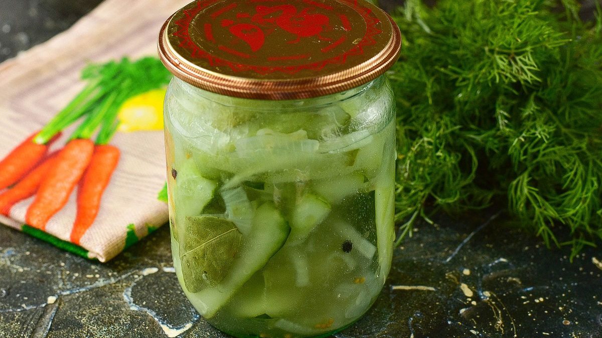 Salad “Bliss” from cucumbers – an original preparation for the winter