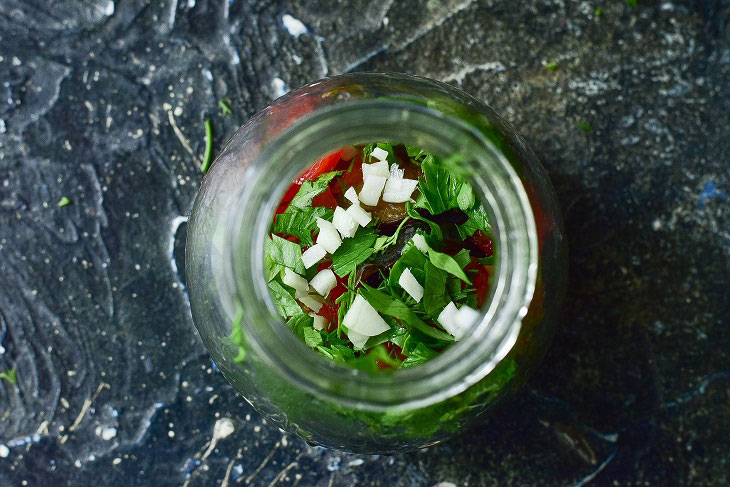 Azerbaijani-style eggplant - original winter preparation