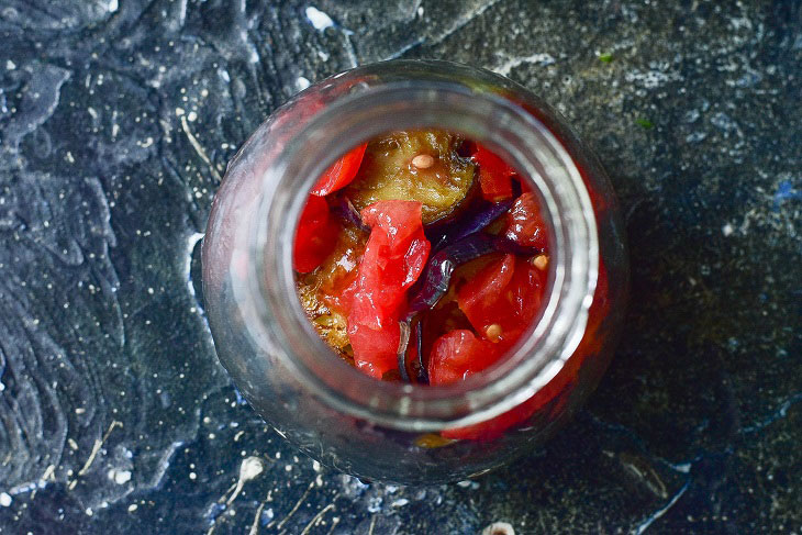 Azerbaijani-style eggplant - original winter preparation