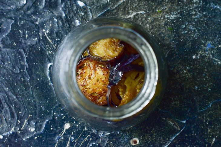 Azerbaijani-style eggplant - original winter preparation