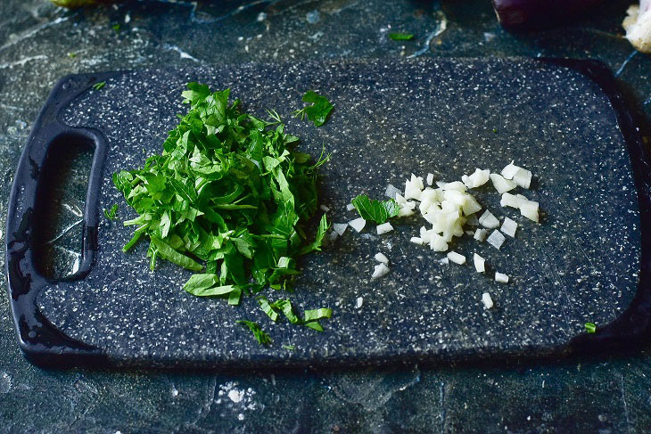 Azerbaijani-style eggplant - original winter preparation