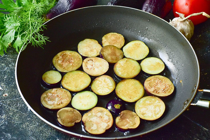 Azerbaijani-style eggplant - original winter preparation