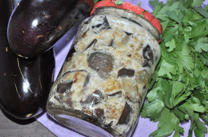 Eggplants in mayonnaise like mushrooms - a tasty and satisfying preparation for the winter