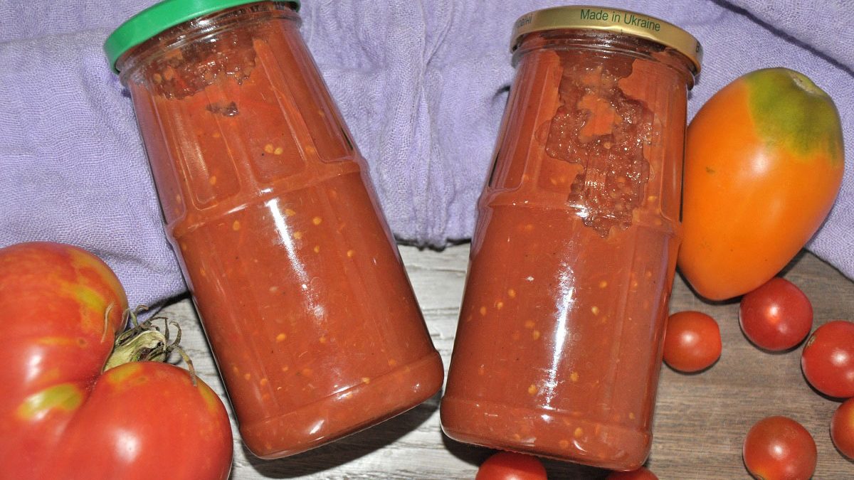 Homemade ketchup for the winter – natural and very tasty