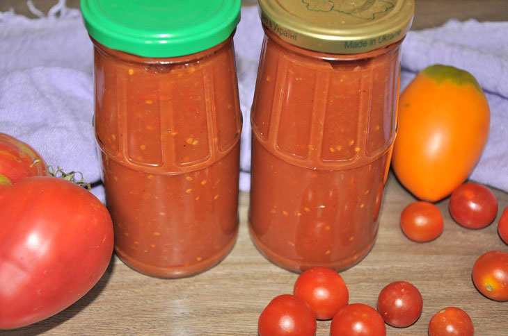 Homemade ketchup for the winter - natural and very tasty