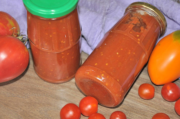 Homemade ketchup for the winter - natural and very tasty
