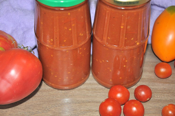 Homemade ketchup for the winter - natural and very tasty