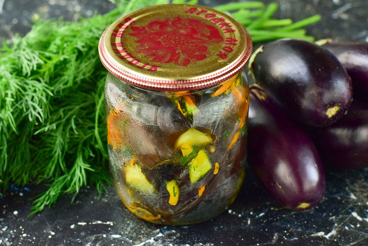 Greek eggplant for the winter - a tasty and original preparation