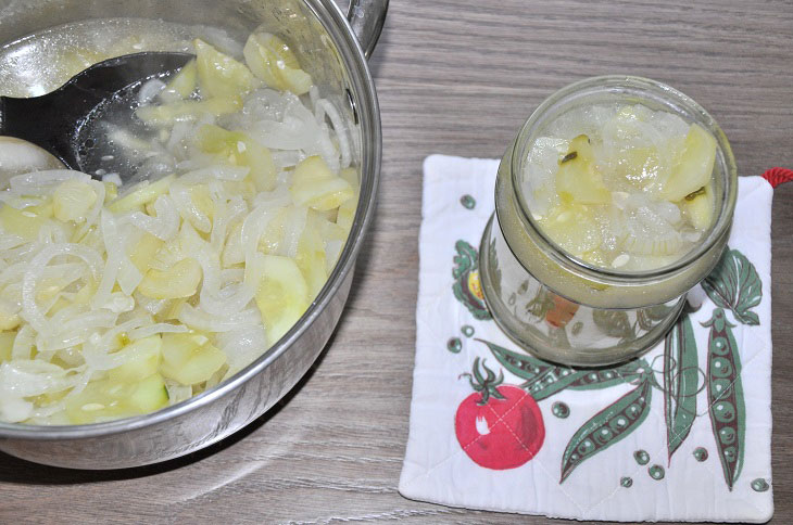 Salad of overripe cucumbers - a great preparation for the winter