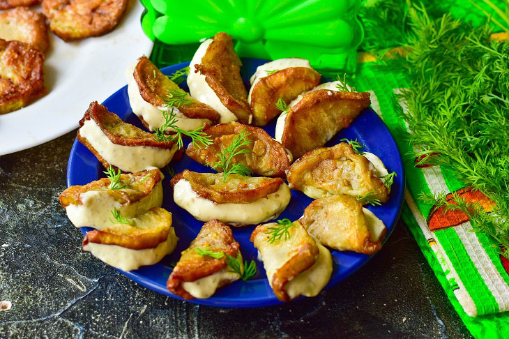 Eggplant slices in Georgian - a delicious snack