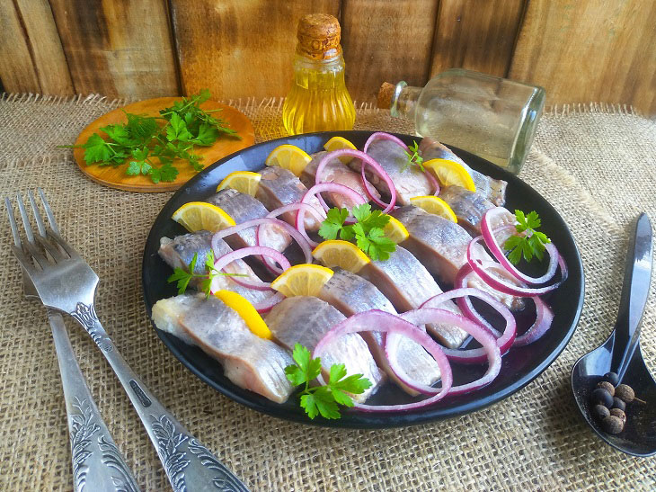 Herring in brine - a great recipe for a festive feast