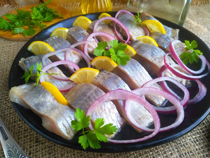 Herring in brine - a great recipe for a festive feast