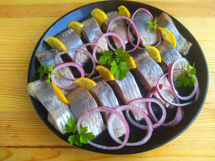 Herring in brine - a great recipe for a festive feast