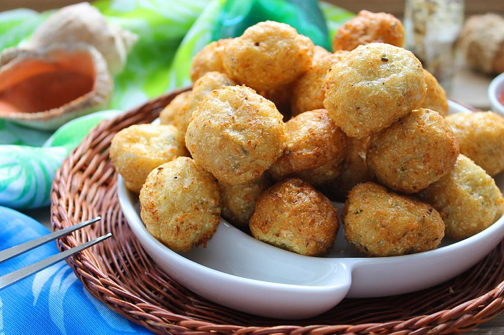 Canarian cauliflower meatballs - unusual, beautiful and festive