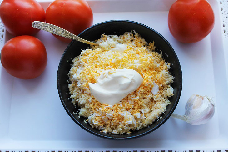 Stuffed tomatoes "Surprise" - a delicious and elegant appetizer