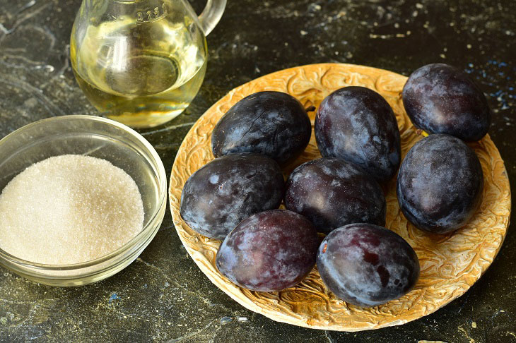 Caramel plum for the winter - juicy and tasty preparation