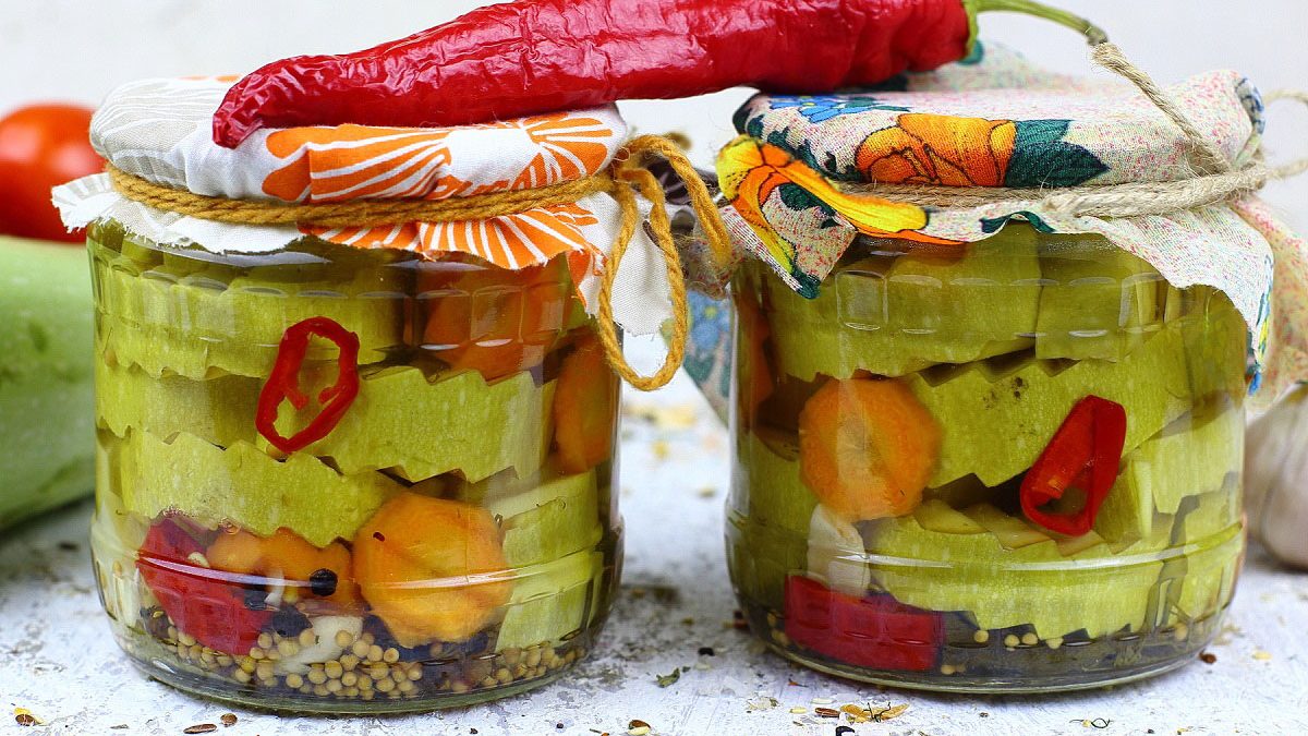 Pickled zucchini “You’ll lick your fingers” – an excellent preparation for the winter