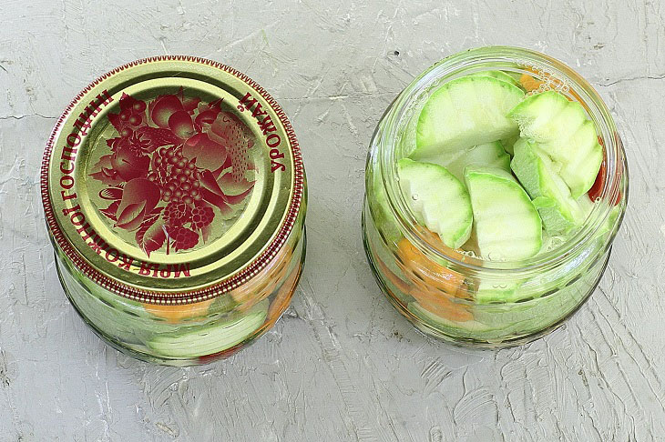 Pickled zucchini "You'll lick your fingers" - an excellent preparation for the winter