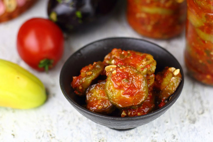 Eggplant "Spark" for the winter - fragrant and spicy preparation