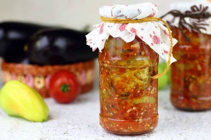 Eggplant "Spark" for the winter - fragrant and spicy preparation