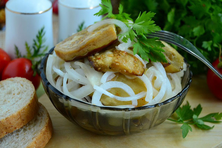 Eggplants as barbecue for the winter - very tasty and fragrant