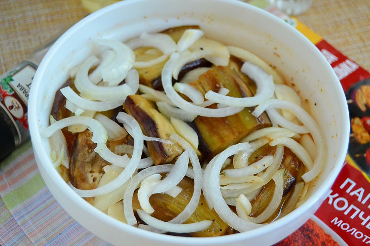 Eggplants as barbecue for the winter - very tasty and fragrant