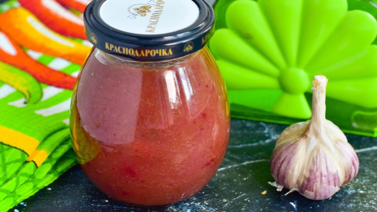 Adjika from plums for the winter – a delicious and original recipe