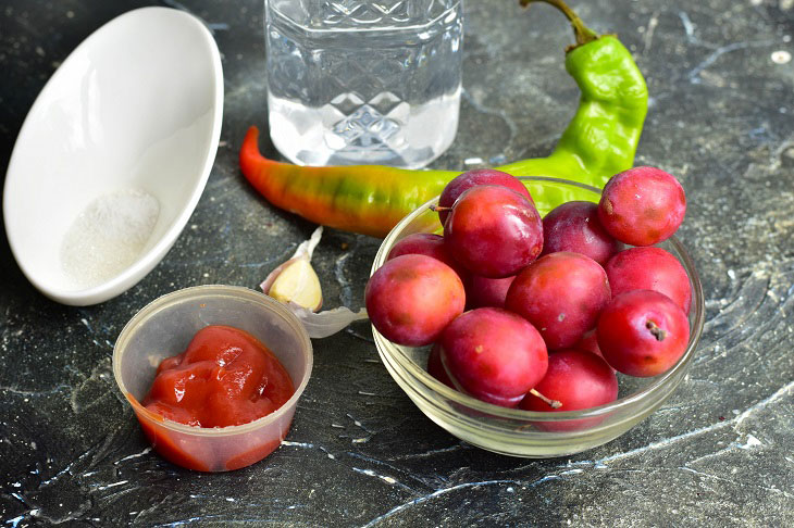 Adjika from plums for the winter - a delicious and original recipe