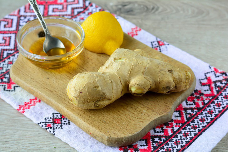 Ginger drink for immunity - healthy and tasty