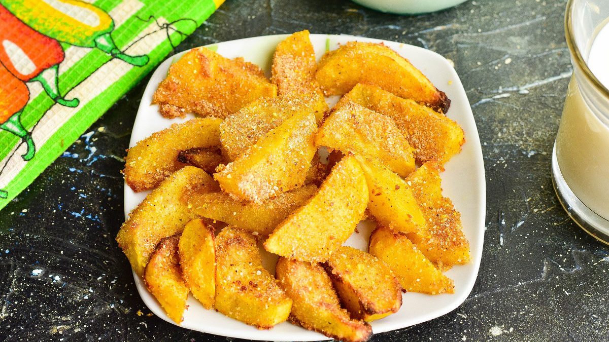 Rustic breaded potatoes – simple and tasty