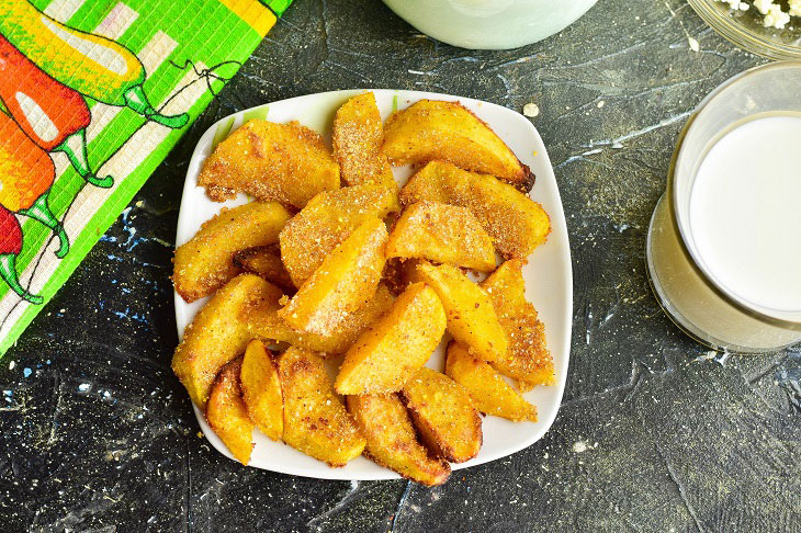 Rustic breaded potatoes - simple and tasty