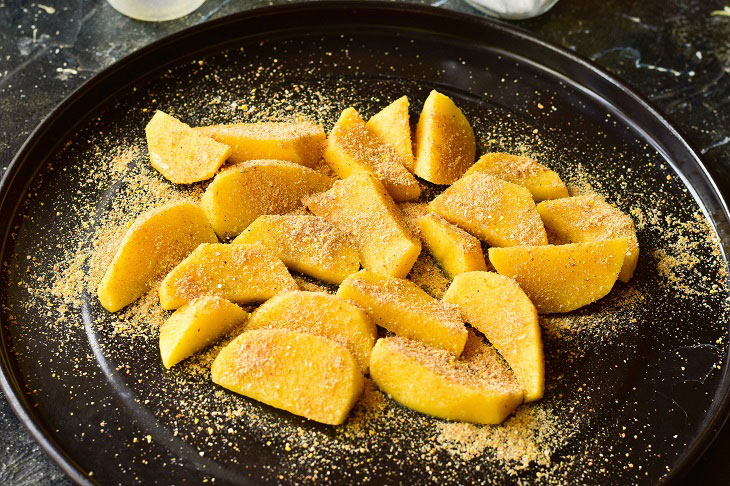 Rustic breaded potatoes - simple and tasty