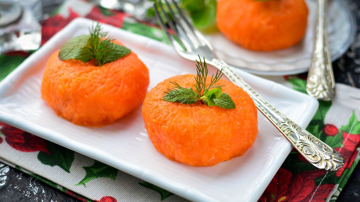 Appetizer “Tangerines” – a great treat on the festive table