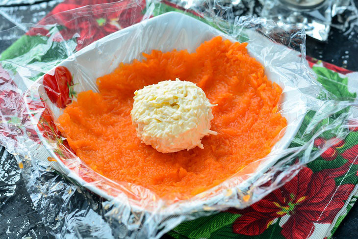 Appetizer "Tangerines" - a great treat on the festive table