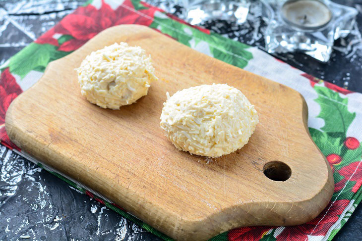 Appetizer "Tangerines" - a great treat on the festive table