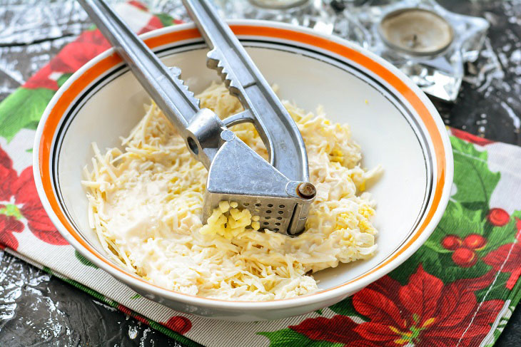 Appetizer "Tangerines" - a great treat on the festive table