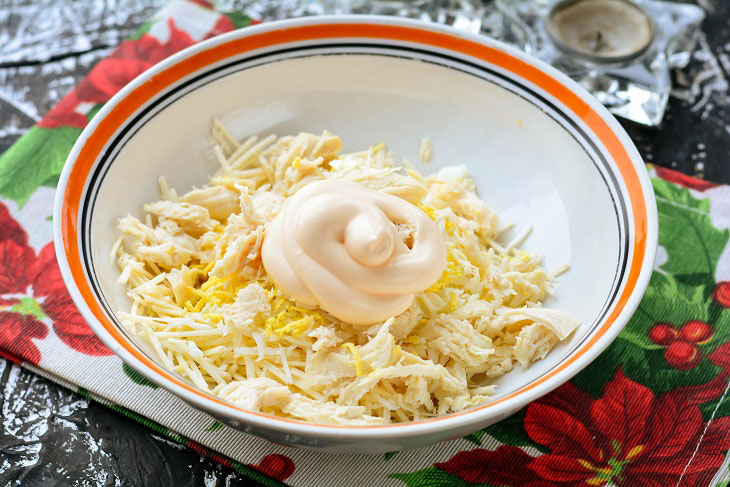 Appetizer "Tangerines" - a great treat on the festive table