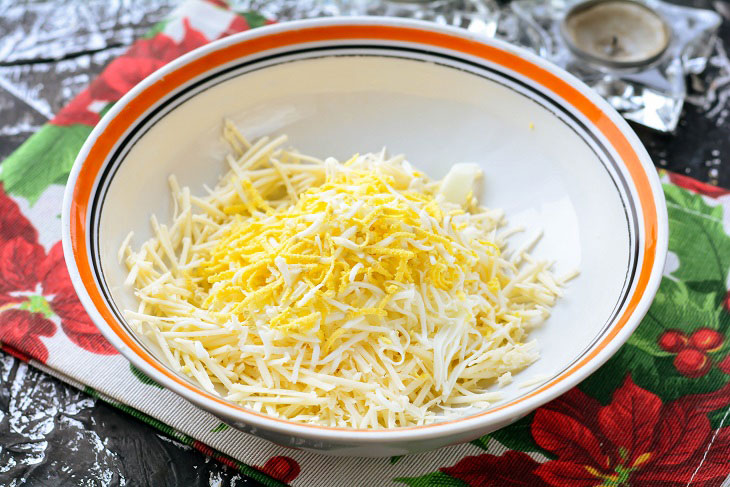 Appetizer "Tangerines" - a great treat on the festive table