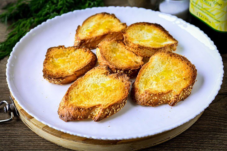 Crostini with tomato and cheese - a delicious Italian-style appetizer