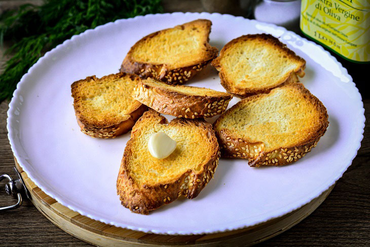 Crostini with tomato and cheese - a delicious Italian-style appetizer