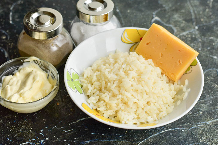 Rice cheese balls - an original and hearty snack