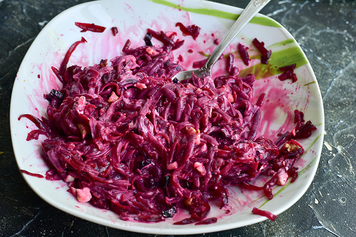 Royal beets - hearty, tasty and healthy snack