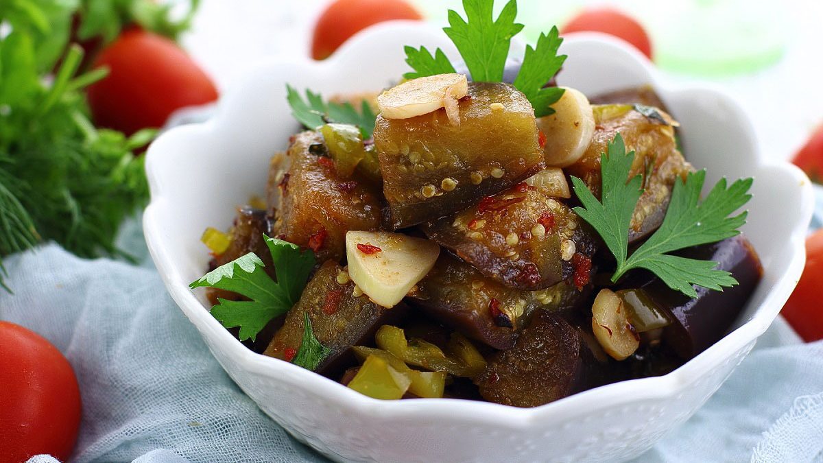 Eggplant in caramel – a great cold appetizer