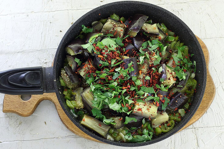 Eggplant in caramel - a great cold appetizer