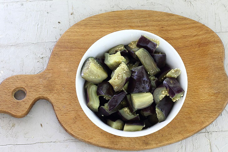 Eggplant in caramel - a great cold appetizer