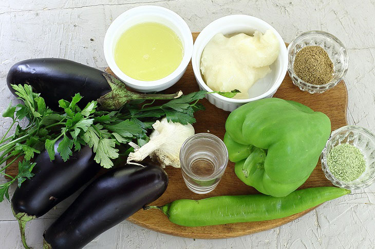 Eggplant in caramel - a great cold appetizer