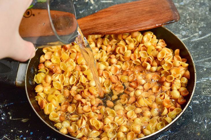 Armenian fried pasta - an interesting and tasty recipe