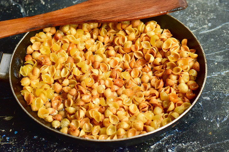 Armenian fried pasta - an interesting and tasty recipe